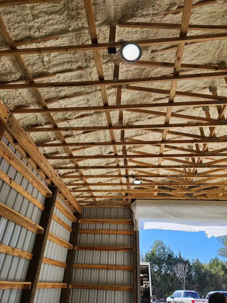 Commercial and industrial building spray foam insulation in Angleton TX