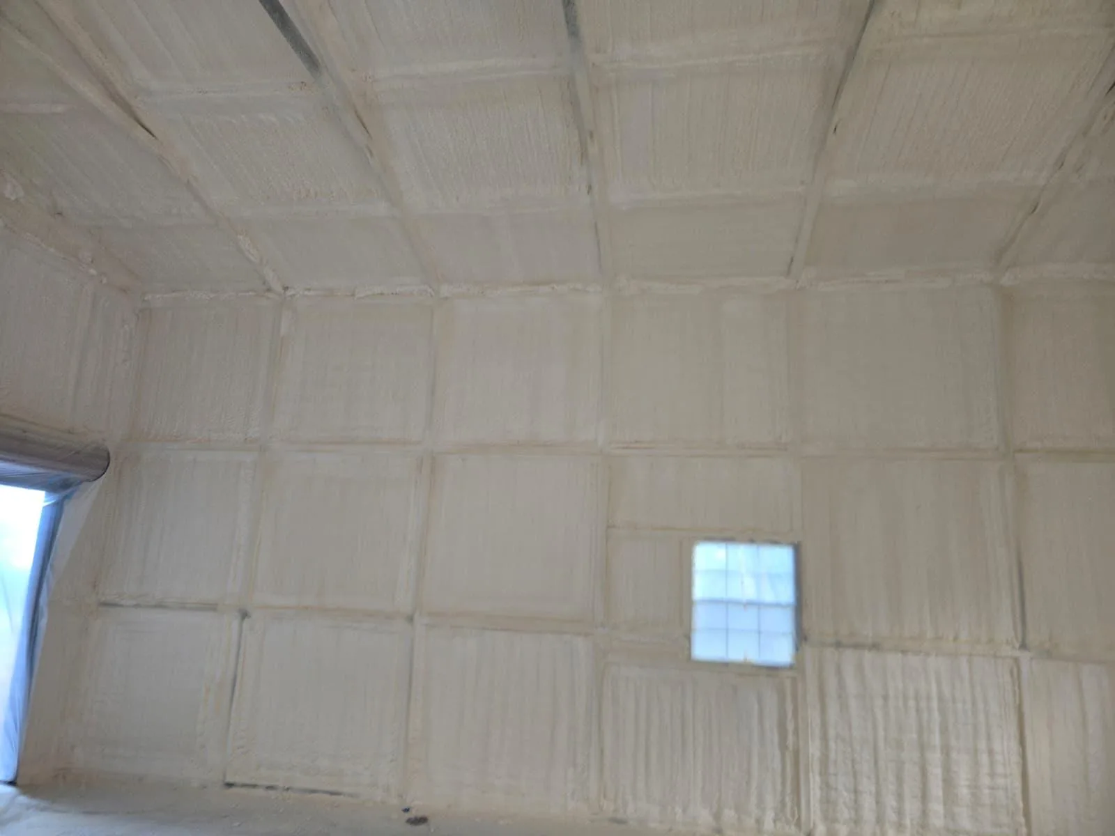 Commercial metal building insulated with spray foam in Houston, TX